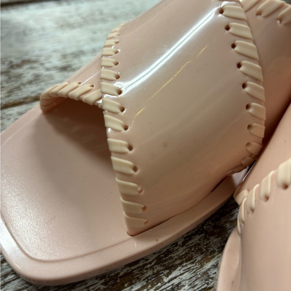 Jack Rogers Sloane Sandals X Band Jelly Slide in light pink size 8 - Picture 5 of 9